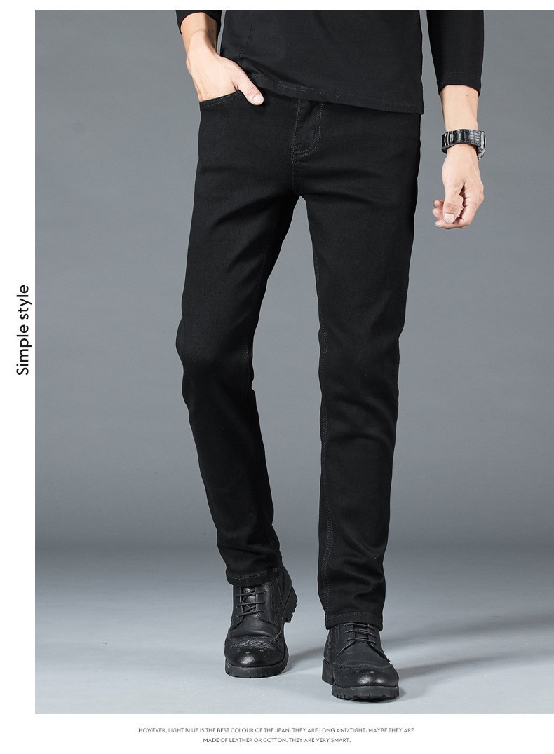 Ligne de pantalons pour hommes Light Luxury Cow Goods Original Jeans_voghion.com