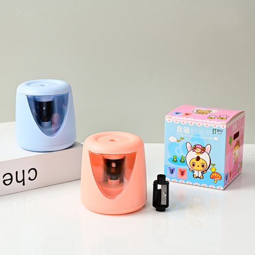 Electric pencil sharpener 3-in-1 automatic rechargeable pencil sharpener for children and primary school students, colored pencil sharpener