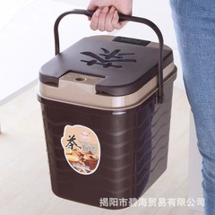茶渣桶茶水桶塑料垃圾桶家用茶叶过滤废水桶功夫排水茶桶揭阳