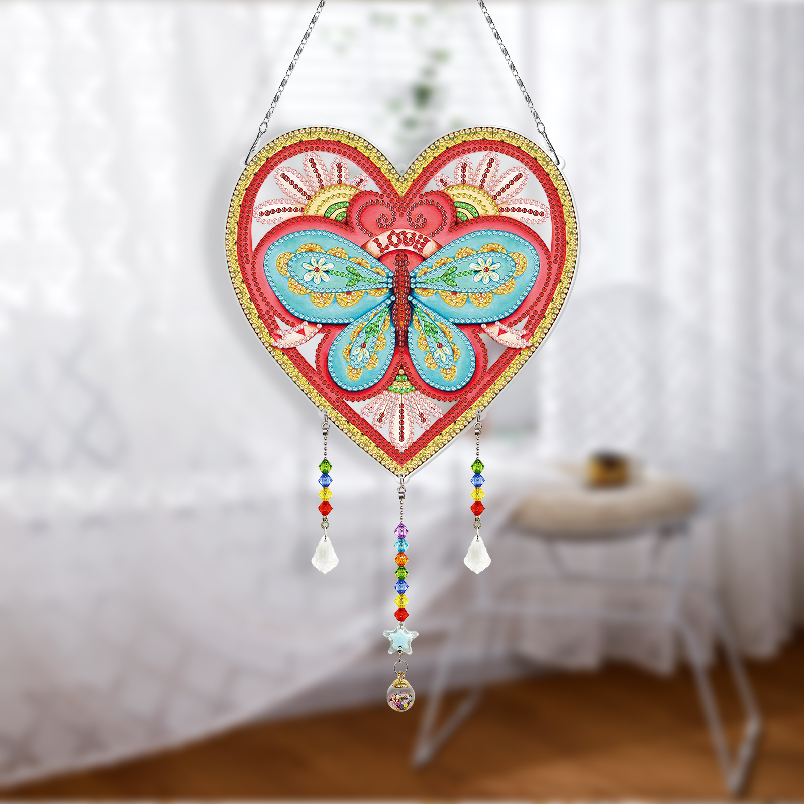 260g Weight Diamond Painting Home Textiles & Decor Type Diamond Painting Event & Party Supplies PVC Material Christmas Vacation Butterfly Snowman PVC Diamond Painting