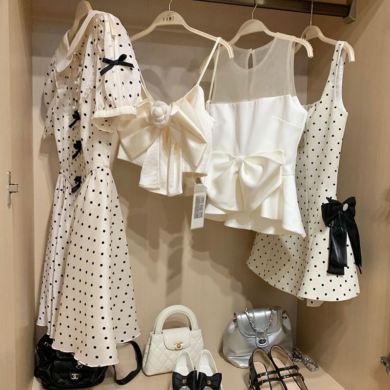 2025 夏の新韓国スタイルロングフレンチ花柄ドレスハイエンドスカートブランド婦人服卸売供給|undefined