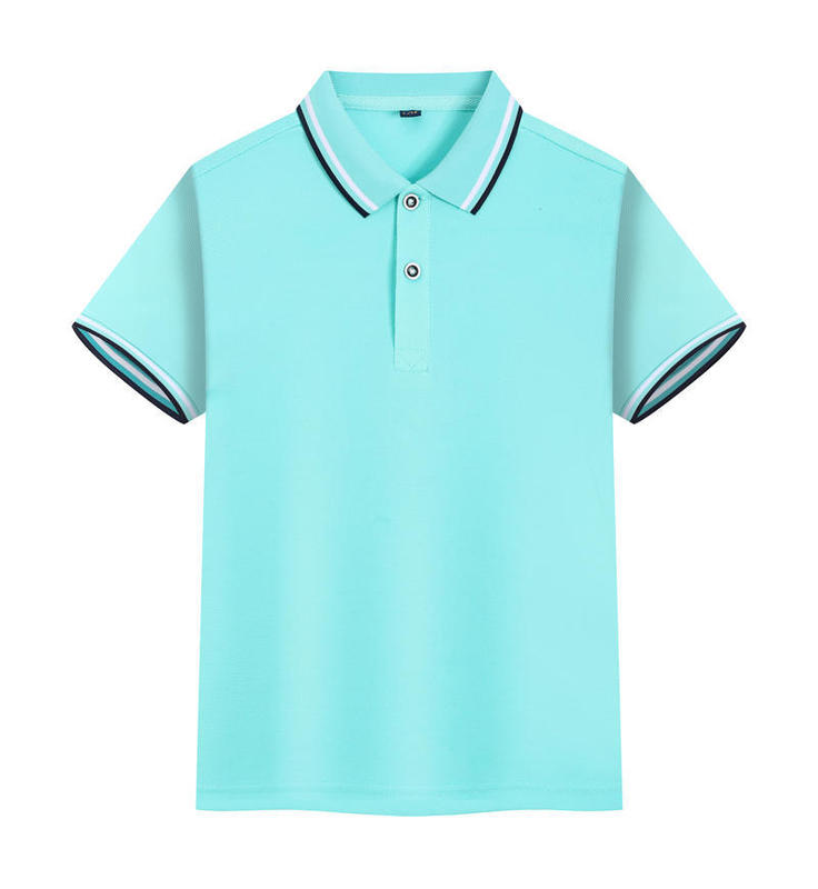 夏子供ラペル半袖ポロシャツ Tシャツ幼稚園服小中学生クラス制服制服カスタムプリントロゴ|undefined