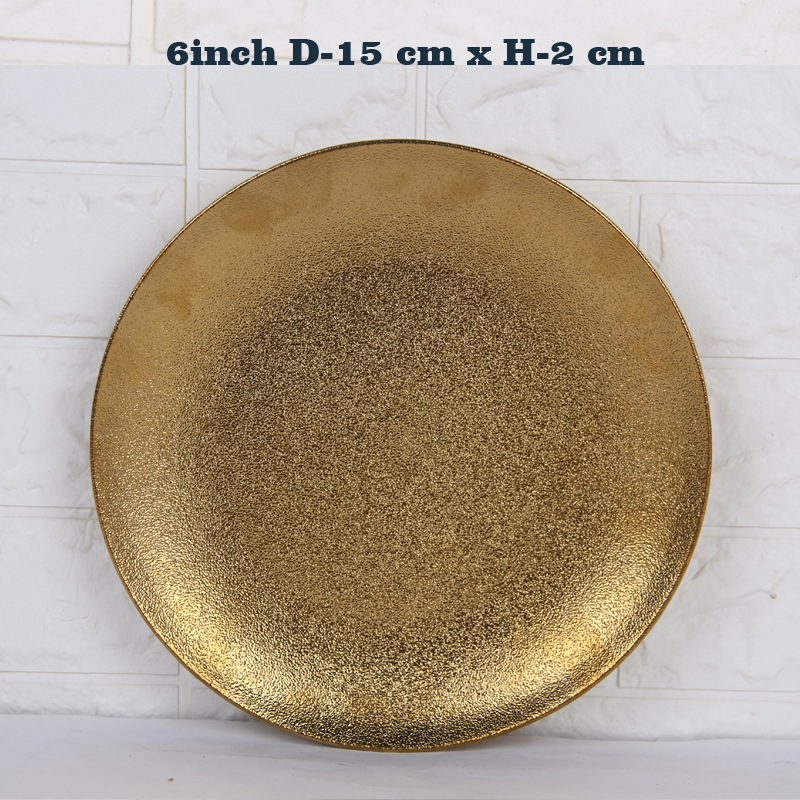 Placas de servicio de cerámica mate redondas del restaurante de encargo del logotipo