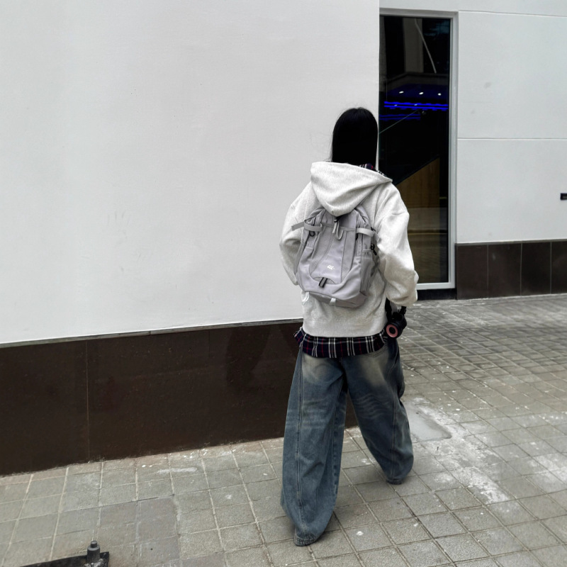 秋冬新款宽松显瘦慵懒风假两件卫衣女美式设计感ins连帽衫外套潮|undefined