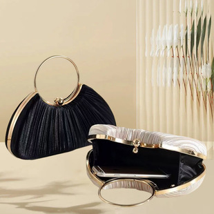 Foreign Trade Exclusive Evening Bag for Women, Cheongsam Handbag, Retro Fashion Versatile Banquet Clutch, Dress Evening Bag
