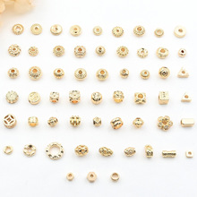 14k��ɫ����Բ�λ��д����Ƭ diy����������Ʒ���ɢ������