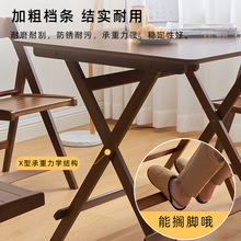 J*D可折叠桌子餐桌家用小方桌出租房小户型简易正方形便携式吃饭