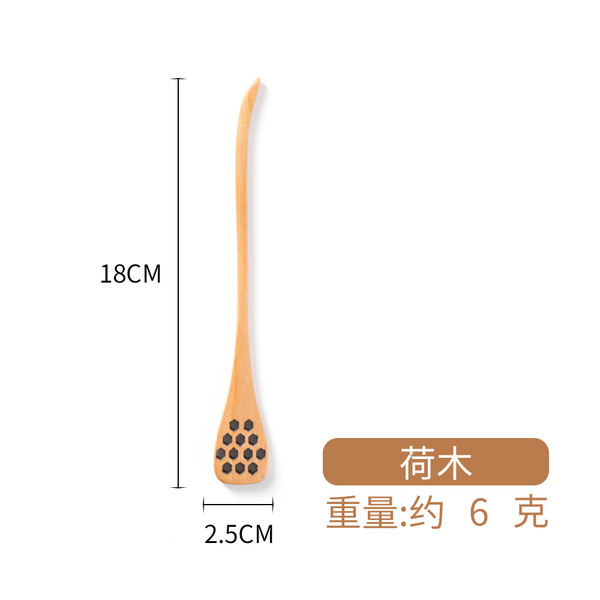 Wooden creative coffee cartoon mixing stick for home use