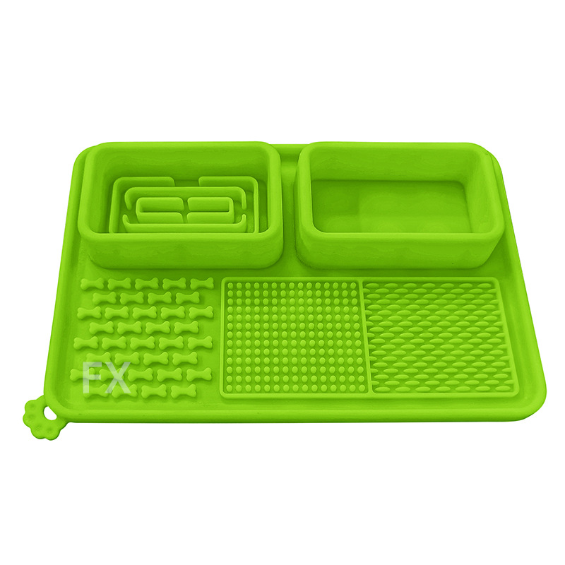 almohadilla de entrenamiento de comida lenta resistente a la mordedura almohadilla de comida lenta antideslizante antiflogante para gatos y gatos