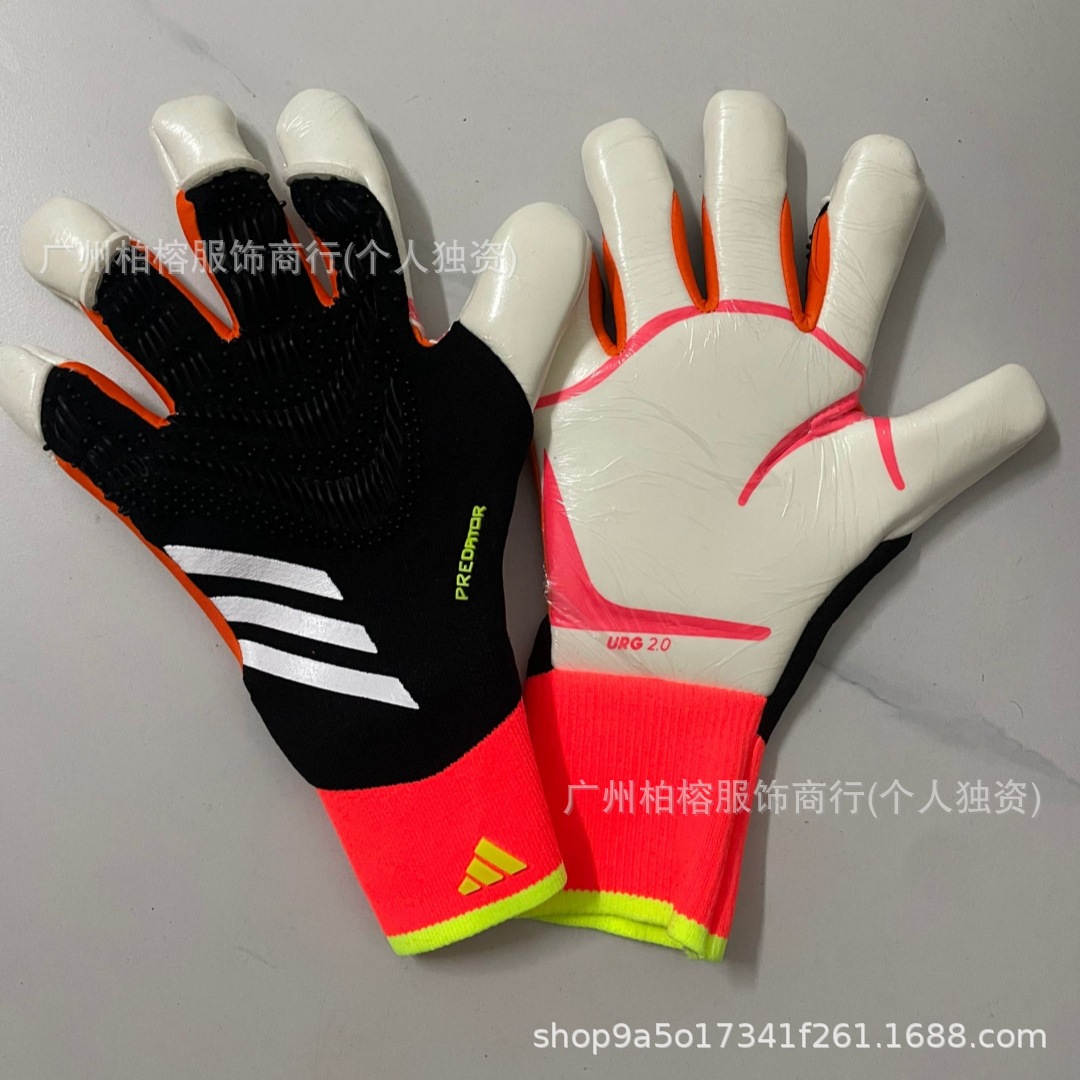25 nuevo engrosado sin pulsera sin dedos de látex antideslizante entrenamiento de entrenamiento de portero del halcón guantes portero