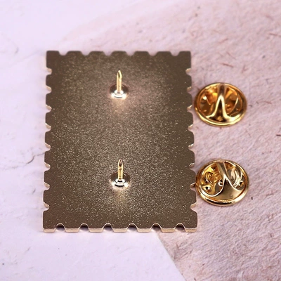 Yaxa sancaqları Stamp Enamel Pin