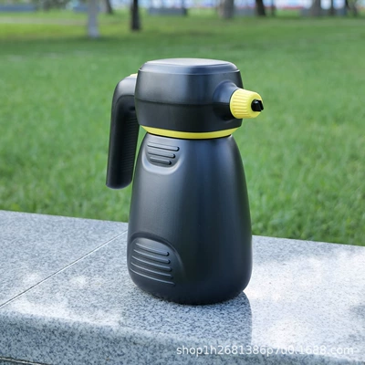 2026 New High-End Electric Foam Spray Bottle for Car Washing, Rechargeable Pressurized Pa Bottle, Air Pressure Type Electric Spray Bottle for Car Washing (Portable car washer) - black-and-yellow-color-2600mah-74v