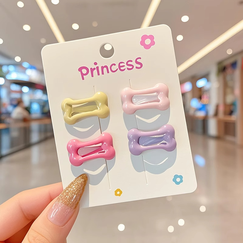 Estrellas para niños pinzas de cabello rosa pinzas de cabello de pentacos lindas bebés BB pinzas no dañan cabello niñas tocado al por mayor