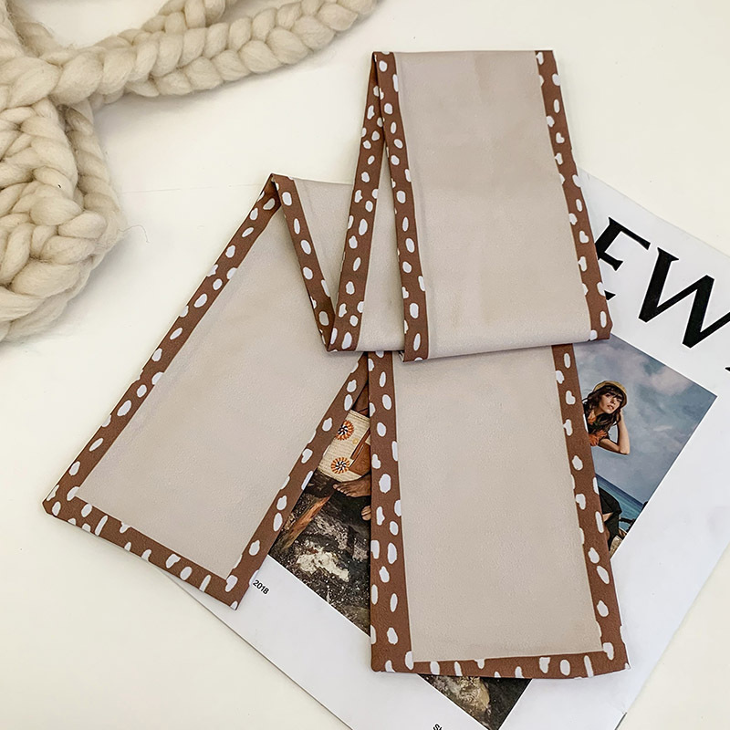 Estilo francés Internet celebridad bufanda banda para el cabello Niñas vintage pajarita banda para el cabello largo Corea del Sur ins cuerda para el cabello accesorios para el cabello