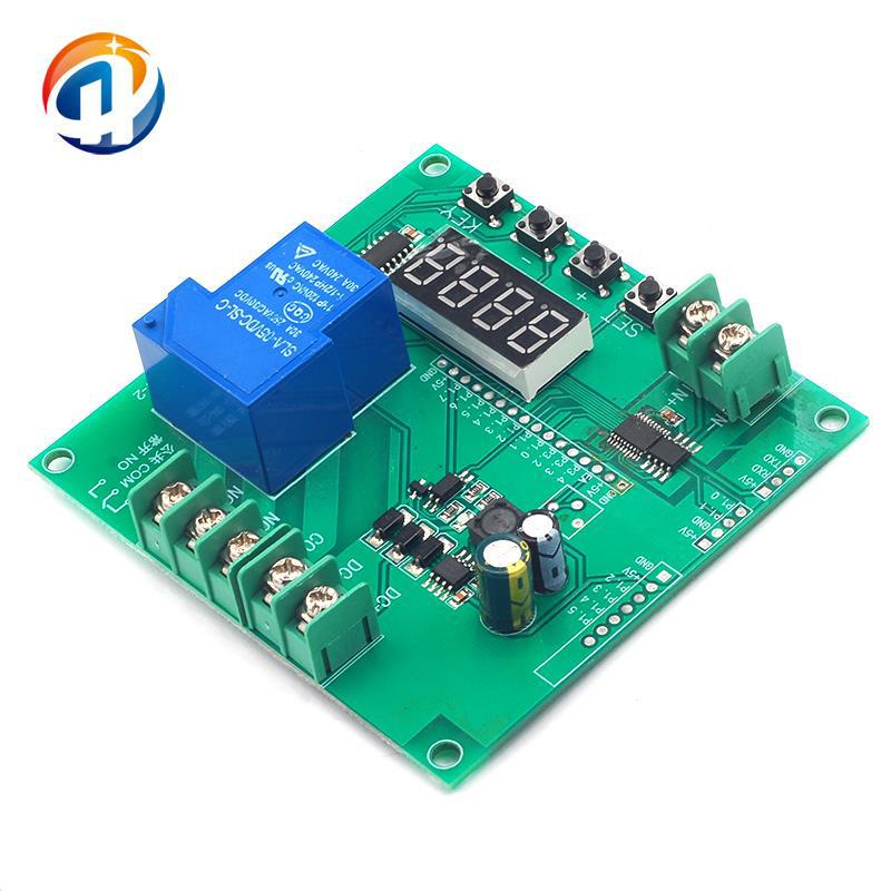 Temperature detection control relay module high temperature K-type thermocouple sensor serial port output within 30A switch