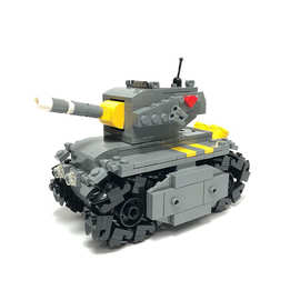MOC-24622合金装备坦克弹头战车兼容乐高小颗粒拼插积木益智玩具