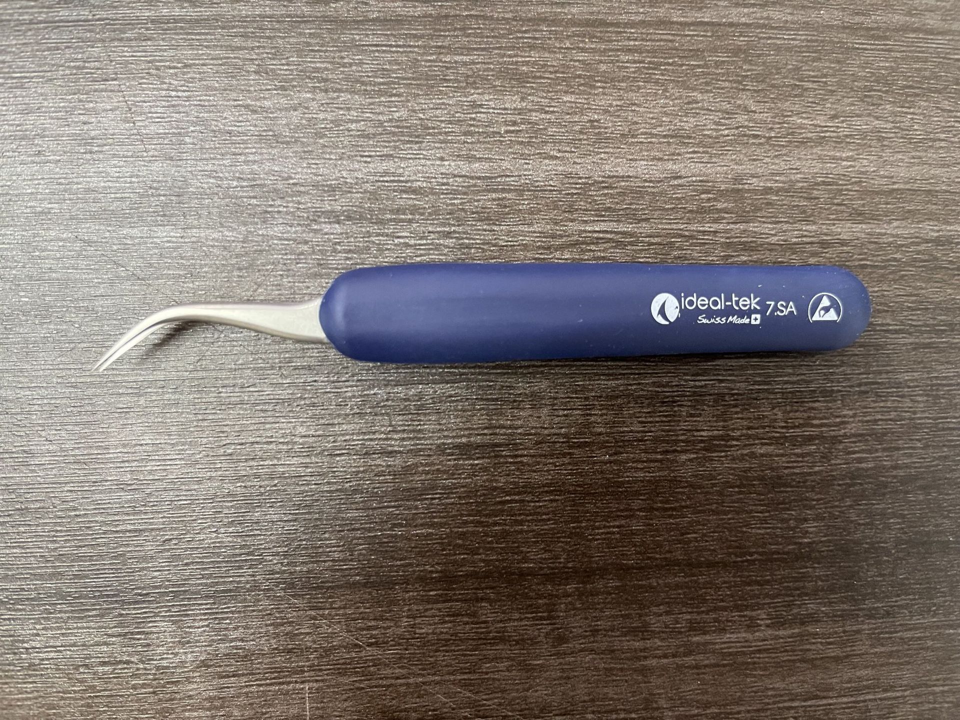 ideal-tek镊子7.SA.DR 弯头防静电镊子 微电子组装镊子