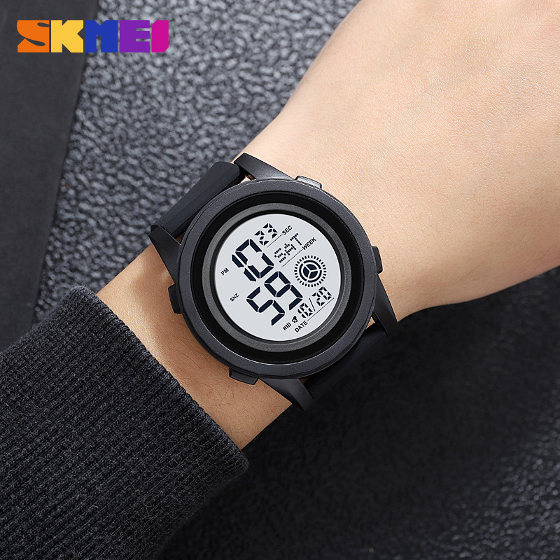 Skmei reloj deportivo personalizado para hombres de moda deportes al aire libre reloj electrónico multifunción Comercio exterior reloj de estudiante de Venta caliente