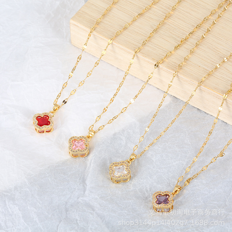 Multicoloured brand pendant