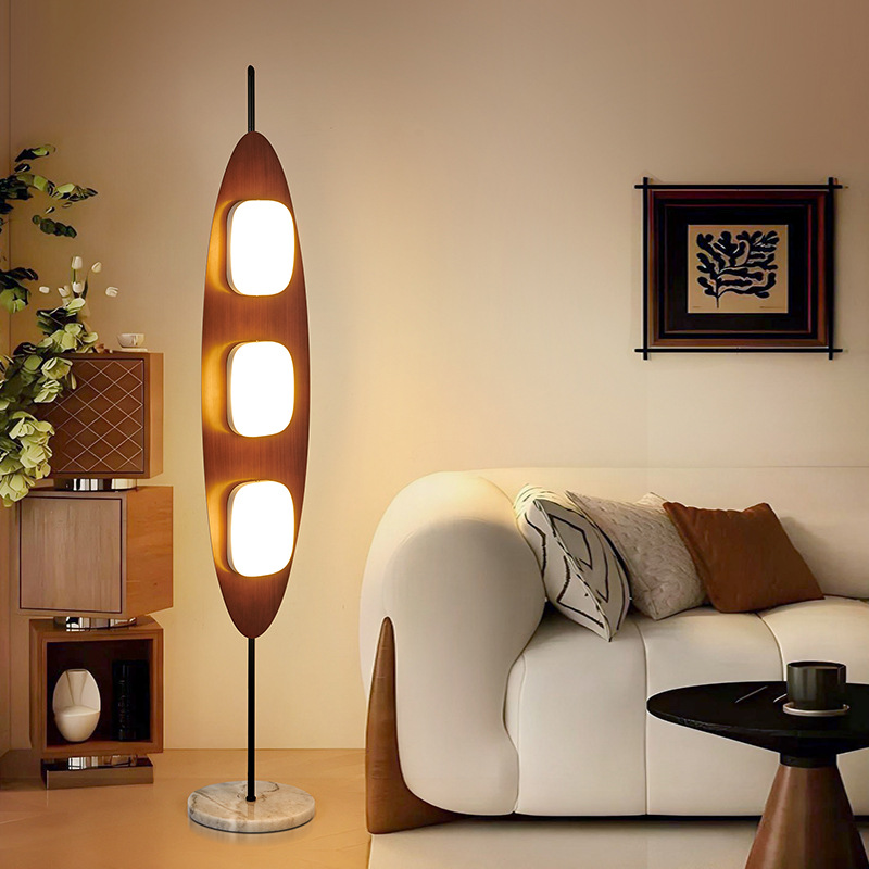 Lámpara de pie Grand View Garden, estilo vintage, para sala de estar, sofá, dormitorio, lámpara de pie de alta gama con diseño de velero, lámpara Zhongshan L535 image 2