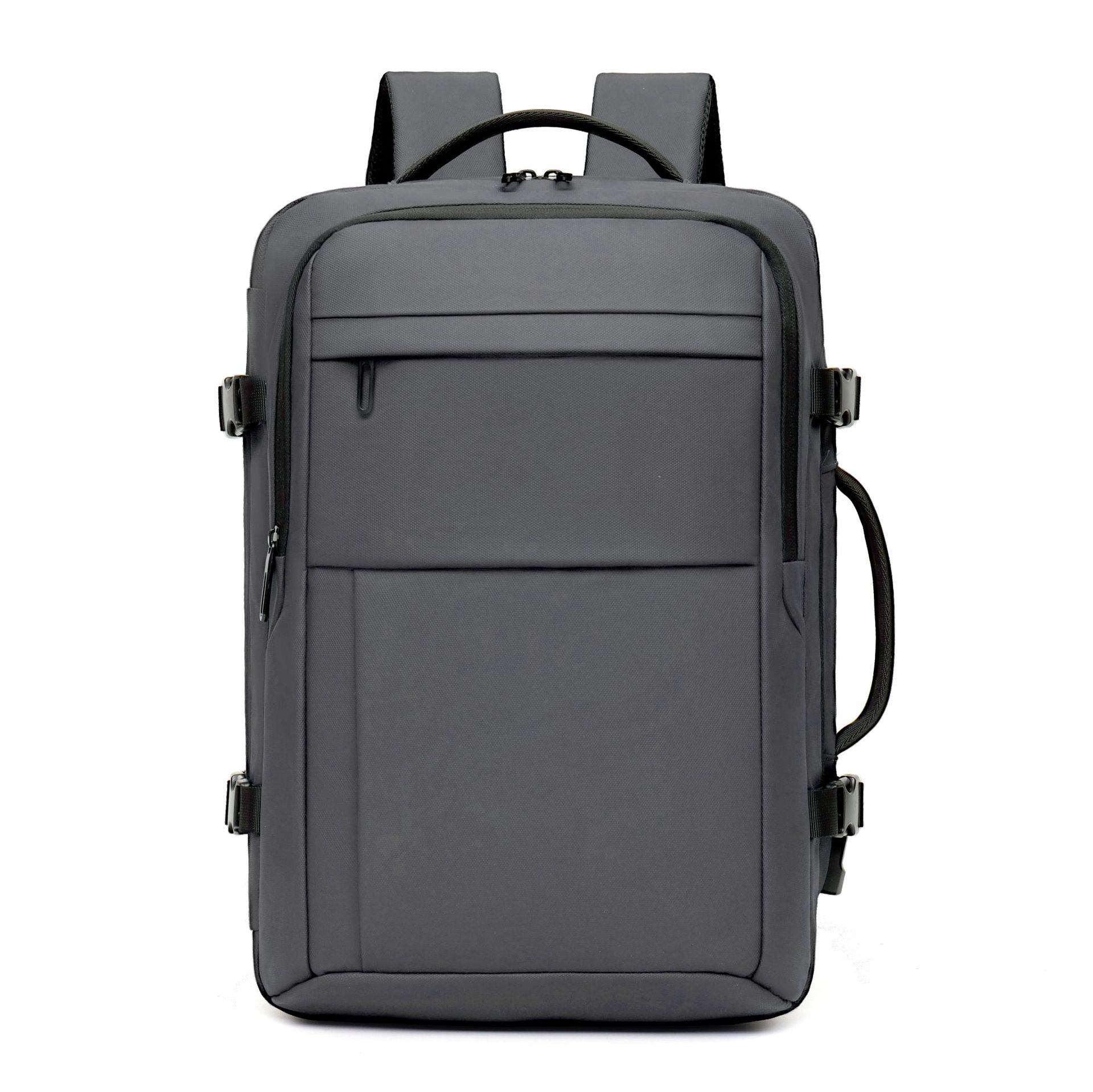 2025 nueva gran capacidad compartimiento mochila de computadora de viaje de negocios mochila de viaje de negocios mochila de desgaste simple mochila