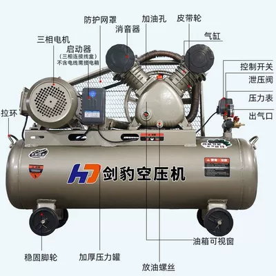 Hava kompressorları — industrial air compressor for painting