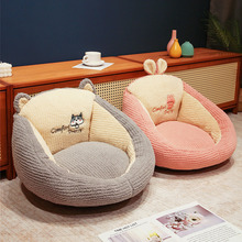 抽条垫子坐垫屁垫椅子垫座垫2023冬季新款椅垫座椅垫靠背一体坐垫