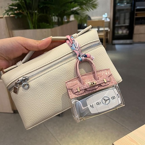 Mini Cute Aipods Earphone Bag Protective Case Universal Internet Red Transparent Platinum Bag Creative Car Key Storage Bag 