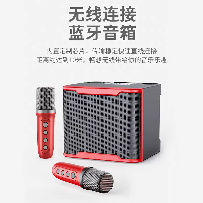 YS-230新款家庭套装K歌神器 高性价比 无线话筒麦克风 蓝牙音响