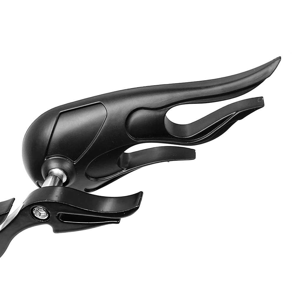 Universal model suitable for Harley Davidson Prince motorcycles, electric vehicle modified personalized flame retro rearview mirror