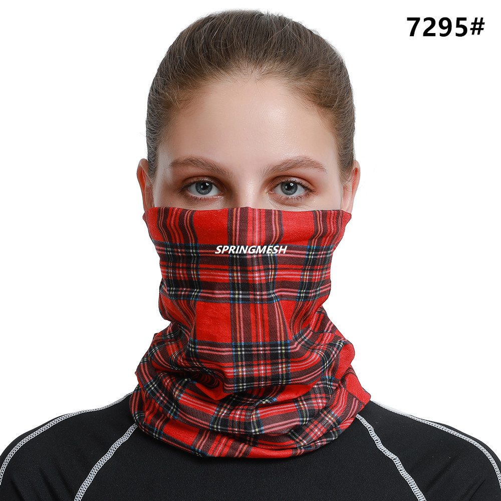 Outdoor sun protection and UV protection face mask for men and women, breathable neck protector, cycling neck gaiter, seamless magic headscarf