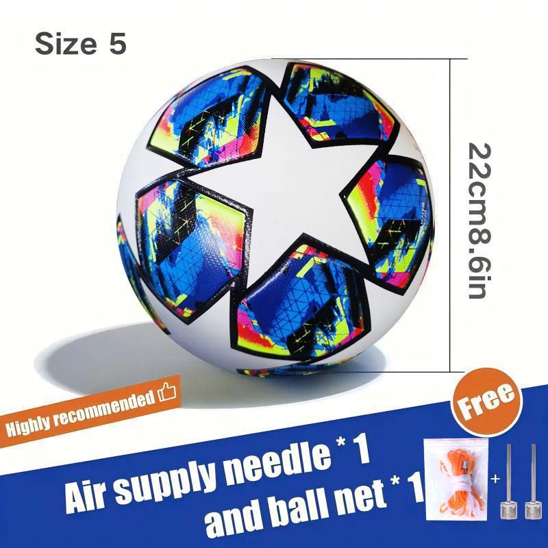 Mapa de la Liga de Campeones Torneo de estrellas Bola No. 5 PU Fútbol de unión térmica Entrenamiento resistente al desgaste Partido de examen de ingreso a la escuela secundaria Fútbol