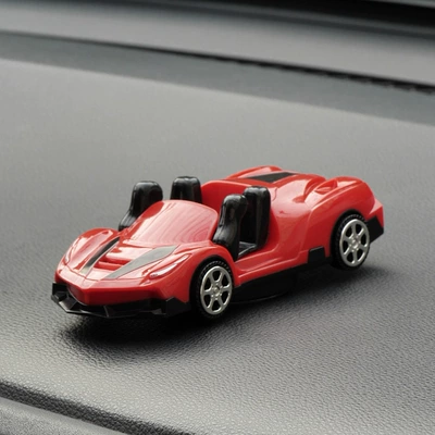 Car phone holder — Cross-Border Wholesale Portable - red-car-model-stand-003-color-box-packaging