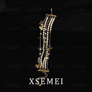 合金l琉璃珠珠XSEMEI多层手链时尚气质手饰