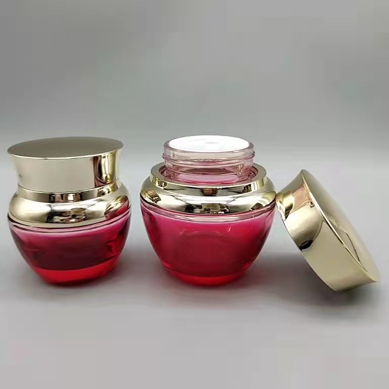 Fábrica en stock nueva botella negra botella de vidrio 120ml botella de esencia 20g - 30g botella de crema