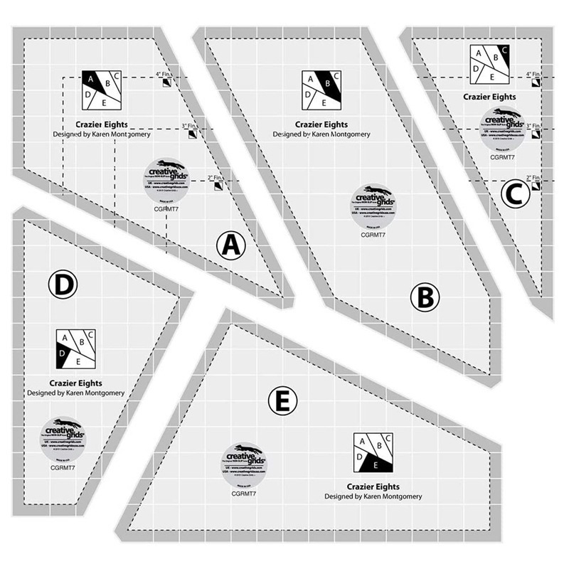 Nueva regla de mosaico de costura acrílica regla de mosaico cuadrado plantilla de costura herramienta de mosaico regla de plástico en stock