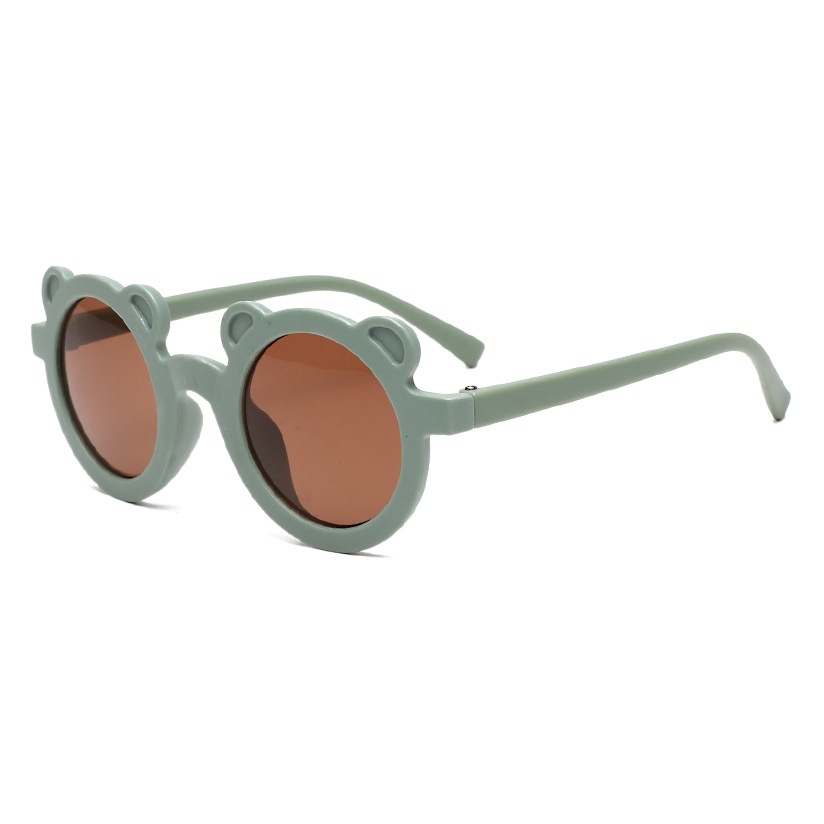 New Bear Children's Sunglasses Baby Cute Cartoon Sunglasses for Boys and Girls Sunshade Glasses for Kids Photo Glasses