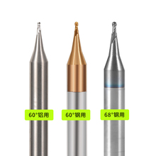 韩纳68度深沟长颈避空加长刃微小径钨钢铣刀合金球头铝用球刀其他