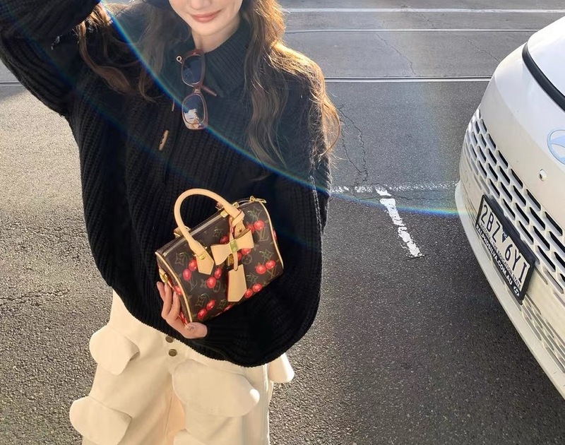 济州橙酒 麻花针织毛衣套头纽高领way休闲韩系衣女|undefined