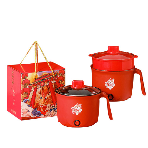 Multifunctional Electric Cooker Electric Hot Pot Noodle Cooker Opening Sale Event Practical Gift Electric Steam Cooker