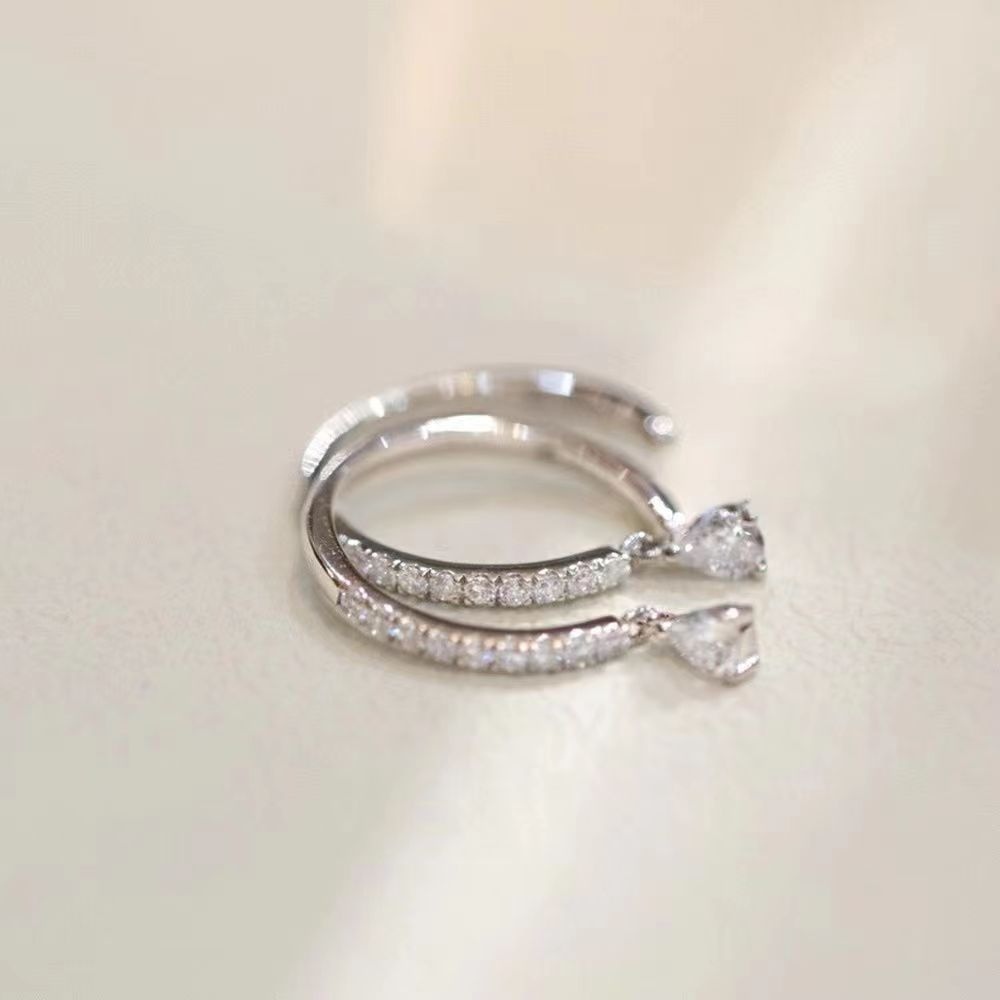 Designer ring waterdruppel verstelbare open ring voor dames_voghion.com