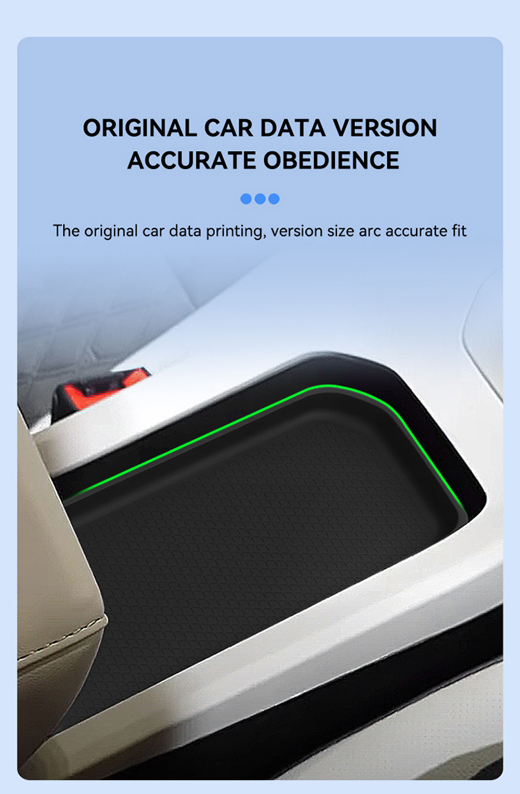 Suitable for 23-25 Mg Mg3 Central Control Pad Car Anti-Slip Protective Pad Car Interior Special Modification Accessories