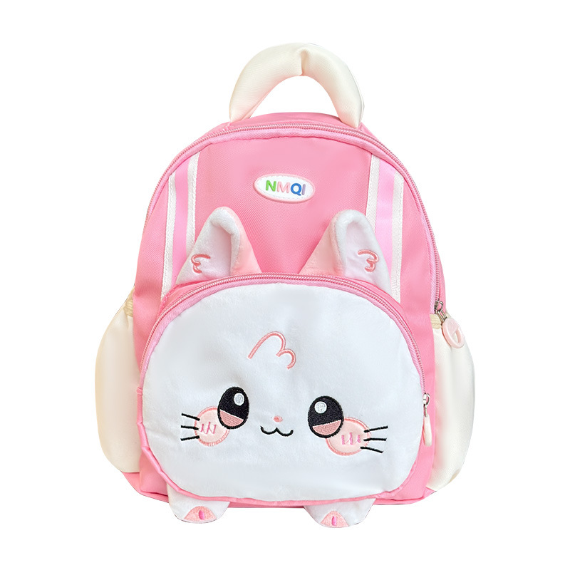 Jardín de infantes mochila de bebé caricatura lindo felino mochila para niños y niñas 2025 nueva mochila infantil
