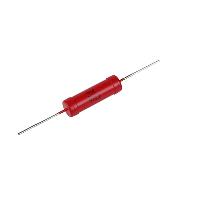RI80高压耐压大红袍玻璃釉金属膜高频无感管状棒状分压器电阻3W