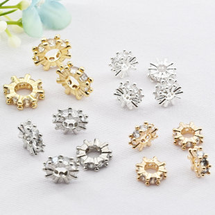 14K������ʯ��Ƭ����ִ�����Ȧ�����yɫ܇݆��diy�ֹ����