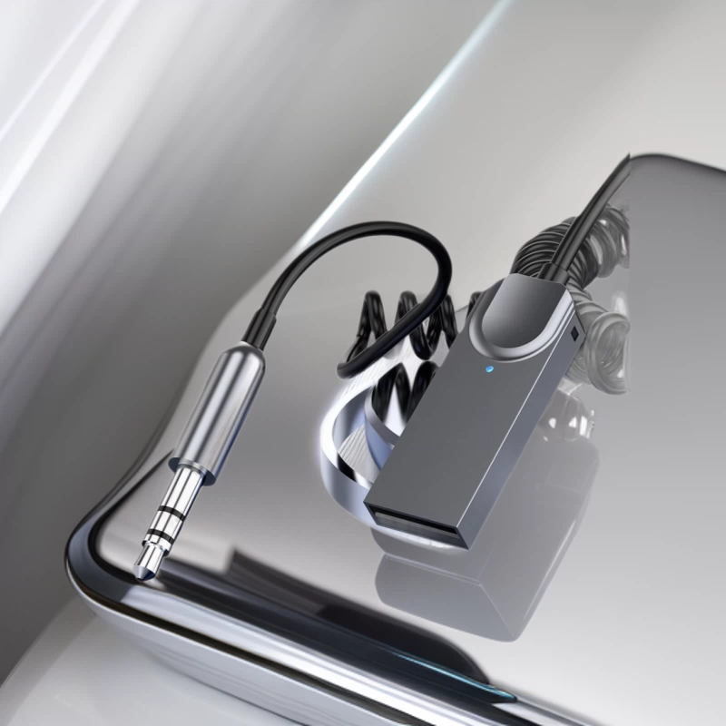 Адаптер AUX3.5 Bluetooth BT5.4, автомобильный аудиоприемник, USB-конвертер для прослушивания музыки, Bluetooth 5.4