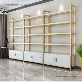 多功能直播背景展示柜化妆品展示架轻奢货架美甲美容院产品柜展柜