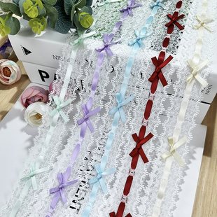 3.5cm Eyelash Lace Ribbon Bow Lace Clothing Baby Clothes Decorative Material Yarn Handmade DIY