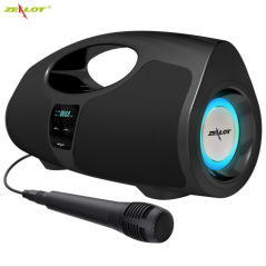 Zealot熱狂者p1無線bluetoothスピーカー家庭用ポータブル広場舞k歌移動重低音帯麦