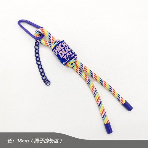 Bag zipper ribbon pendant keychain, pants-decorative webbing charm, bag accessory, clothing ribbon decorative clip
